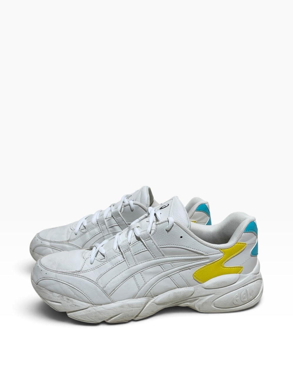 Men’s Asics #1021A217 Gel BND Cream & Tai Chi Yellow Sneakers Size 15
